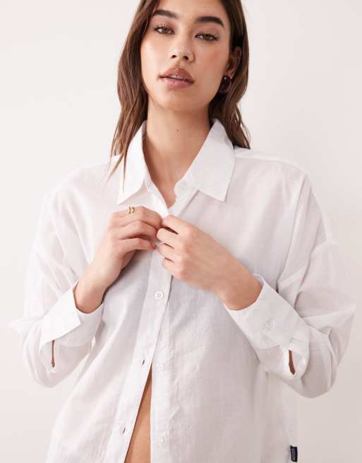 Regatta Prena beach cover up in white, 4 of 4