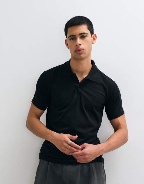 Regatta Pro 50/50 pique polo in black