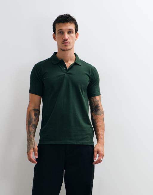 Regatta Pro 50/50 pique polo in bottle green, 4 of 5