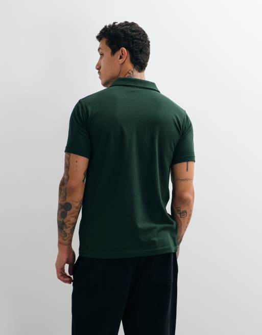 Regatta Pro 50/50 pique polo in bottle green, 5 of 5