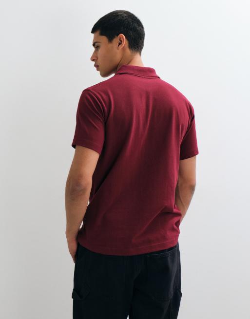 Regatta Pro 50/50 pique polo in burgundy, 3 of 5