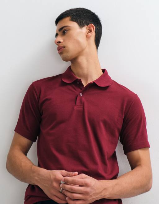 Regatta Pro 50/50 pique polo in burgundy, 4 of 5