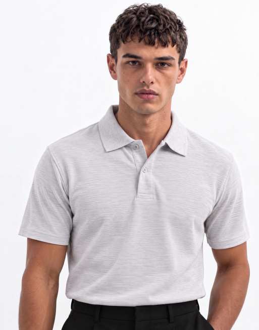 Regatta Pro 50/50 pique polo in heather grey, 6 of 8