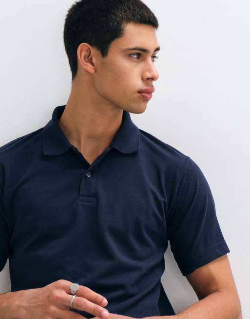Regatta Pro 50/50 pique polo in navy, 4 of 5