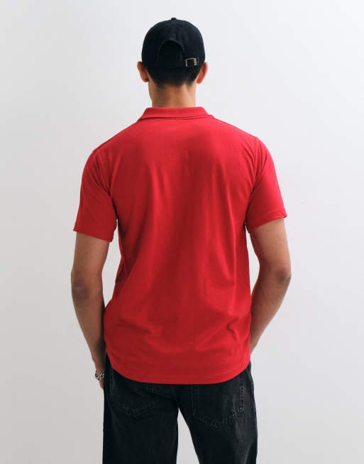 Regatta Pro 50/50 pique polo in red, 2 of 5