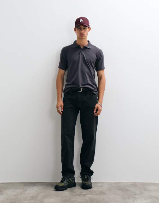 Regatta Pro 50/50 pique polo in solid grey, 4 of 5