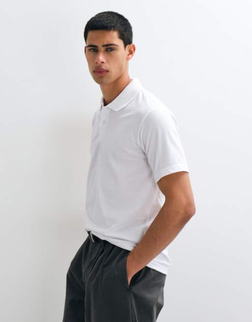 Regatta Pro 50/50 pique polo in white, 4 of 5