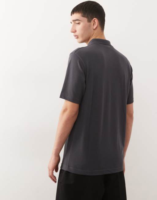 Regatta Pro 65/35 short sleeve polo top in grey, 3 of 5