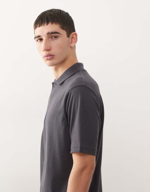 Regatta Pro 65/35 short sleeve polo top in grey, 4 of 5