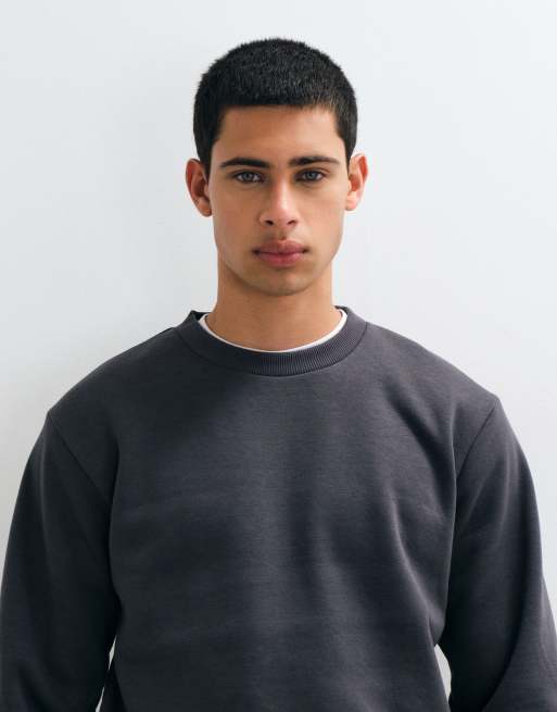 Regatta Pro crew neck sweatshirt in solid grey, 5 of 5
