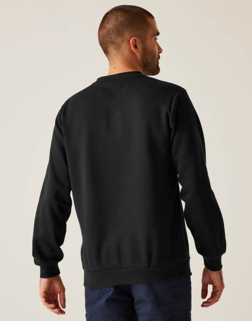 Regatta Pro crewneck sweatshirt in black, 2 of 4
