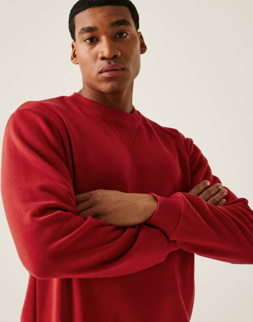 Regatta Pro crewneck sweatshirt in classic red, 3 of 4