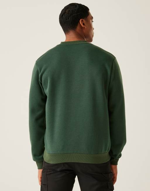 Regatta Pro crewneck sweatshirt in dark green, 4 of 4