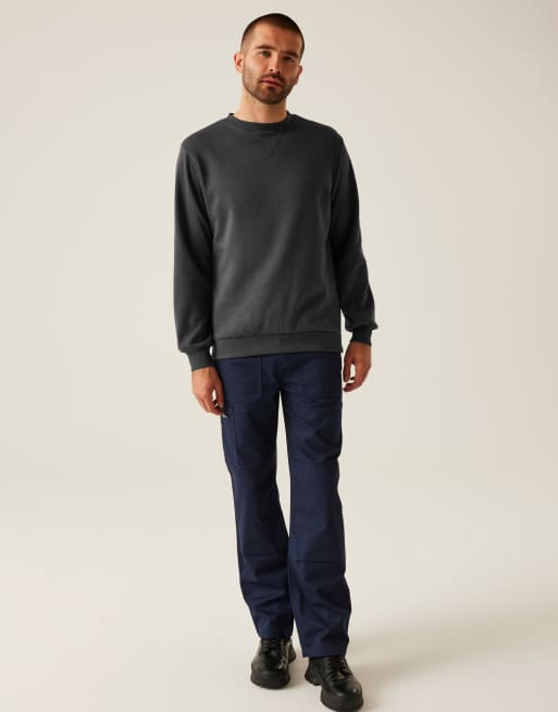 Regatta Pro crewneck sweatshirt in seal grey, 4 of 4