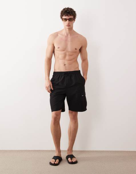 Regatta Quick-dry lightweight blanmont swim shorts in black
