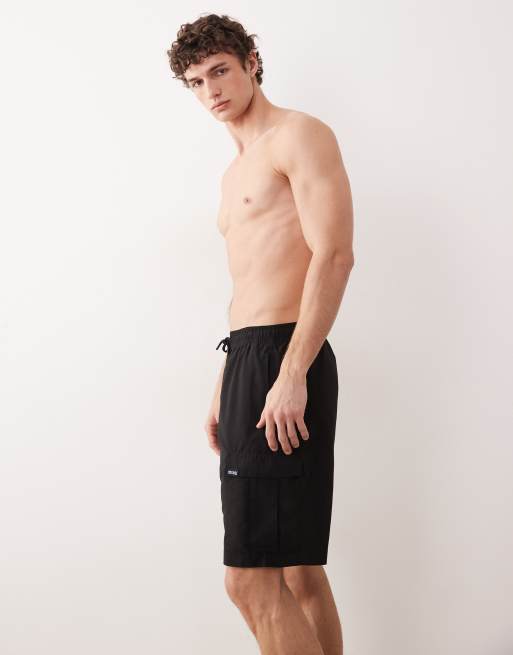 Regatta Quick-dry lightweight blanmont swim shorts in black, 3 of 5