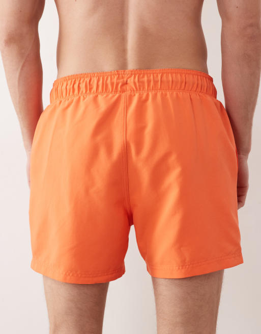 Regatta Quick-dry mawson iii swim shorts in tigerlilly orange sonic blue, 4 of 5