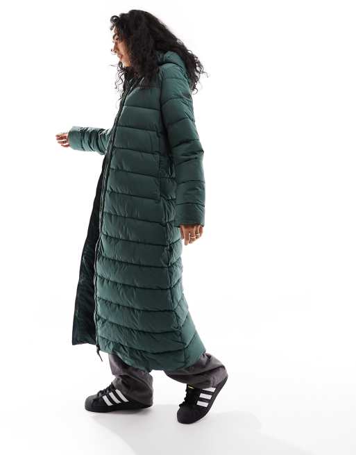 Long green outlet winter coat