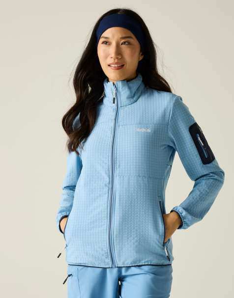 Regatta - Ralina - Chaqueta azul denim lavado ligera de capa media con cremallera - view 1