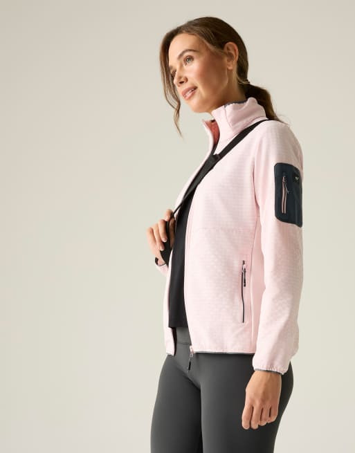 Regatta - Ralina - Chaqueta rosa bruma ligera de capa media con cremallera, 4 de 4