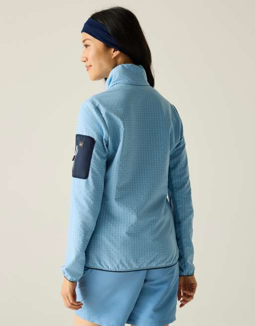 Regatta - Ralina - Haut intermédiaire léger à fermeture éclair - Denim délavé, 4 de 4