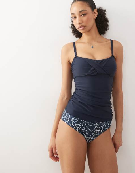 Regatta Regatta aceana bikini briefs in blue in navy floral paradise - view 1