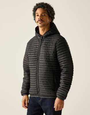 Regatta Herren Noir Daunenjacke Mit Kapuze Rigain - Bild 3
