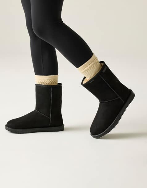 Regatta Risley mid waterproof snow boots in black - view 1