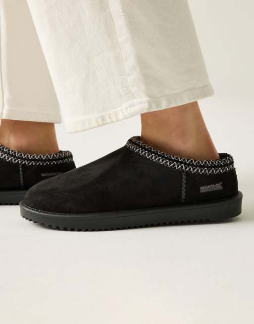 Regatta Risley mule waterproof shoe in black