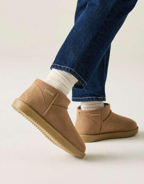 Regatta Risley short waterproof boots in brown - view 1