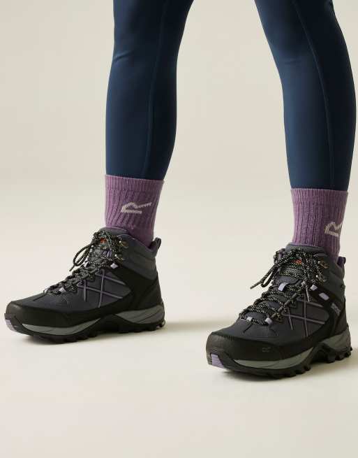 Regatta - Samaris III - Bottines imperméables et respirantes pour femme - Gris, 2 de 3