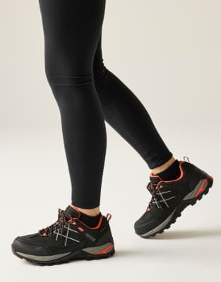 Regatta Samaris Iii Technical Waterproof Low Walking Boots In Black