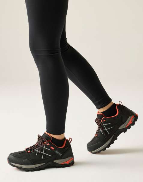 Regatta Samaris III technical waterproof low walking boots in black - view 1