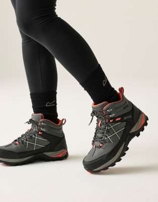 Regatta Samaris Iii Technical Waterproof Mid Walking Boots In Grey