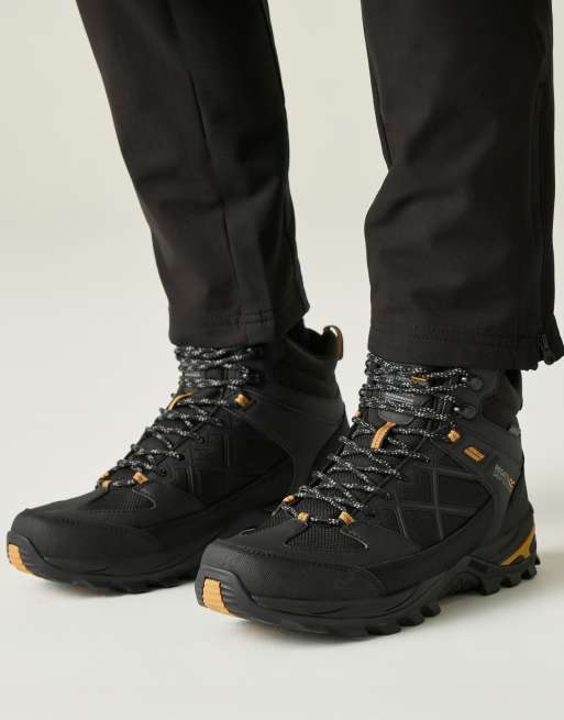 Regatta Samaris iii waterproof boots in black ash wood, 3 of 7