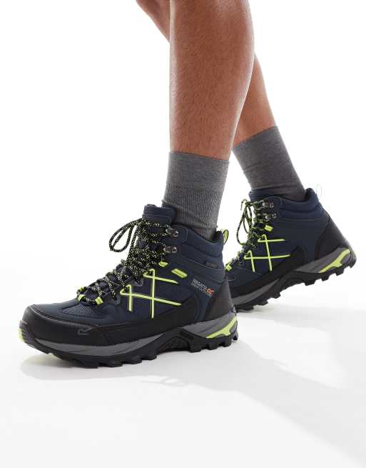 Regatta Samaris iii waterproof walking boot in blue ASOS