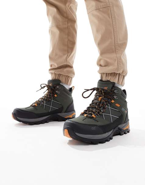 Regatta Samaris iii waterproof walking boot in green - view 1