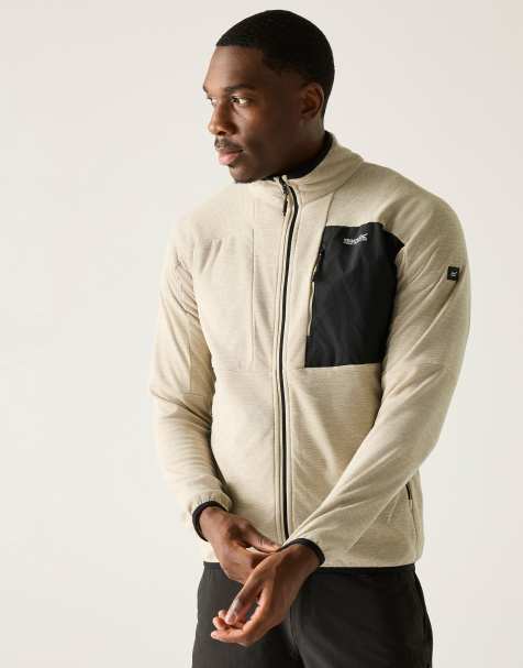 Regatta – Scaris – Leichte Fleece-Jacke in Abbeystone-Beige mit Reißverschluss - view 1