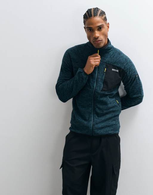 Regatta - Scaris - Lichtgewicht fleece met rits in blauw, 4 van 5