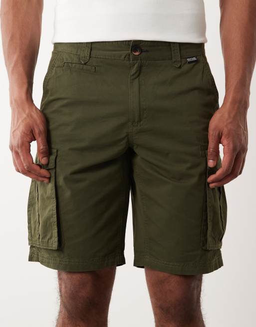 Regatta - Shorebay II - Pantaloncini cargo super morbidi e traspiranti kaki scuro, 5 di 5