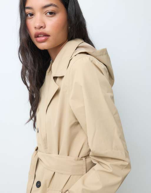 Regatta Sofia trench waterproof coat in barleycorn, 5 of 5