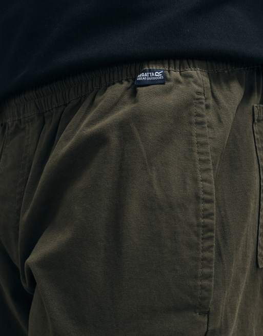 Regatta Stretch cargo trousers in dark khaki, 4 of 5