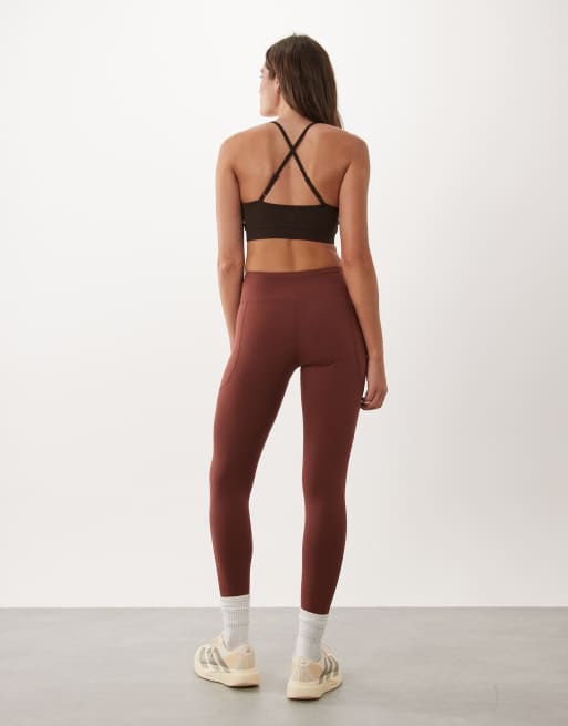 Regatta Stretch outdoor comfort contour leggings in dark cherry, 2 of 5