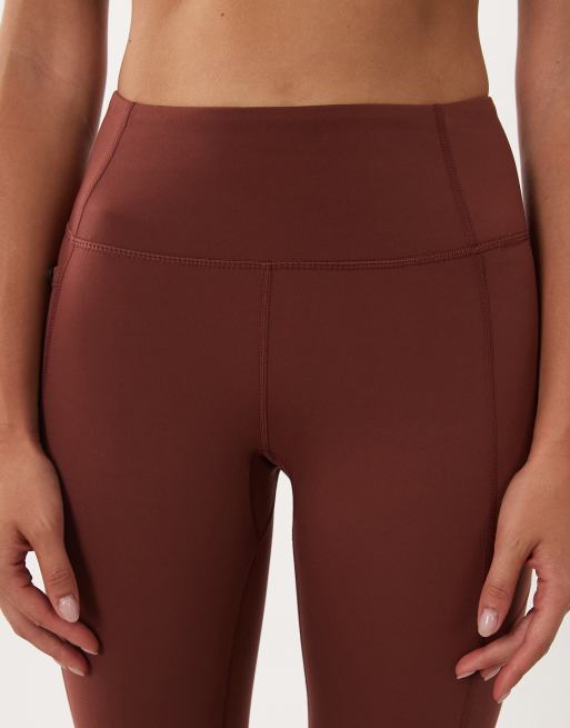 Regatta Stretch outdoor comfort contour leggings in dark cherry, 4 of 5