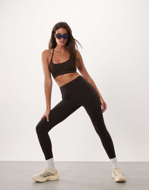 Regatta Stretch outdoor comfort contour leggings in dark chocolate - view 1
