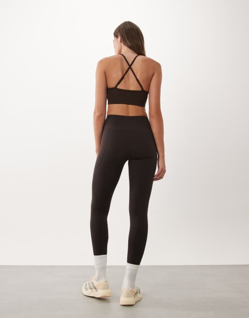Regatta Stretch outdoor comfort contour leggings in dark chocolate, 5 of 5