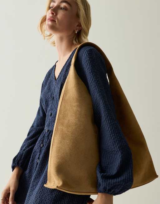 Regatta Suede style shoulder bag in tan, 2 of 4