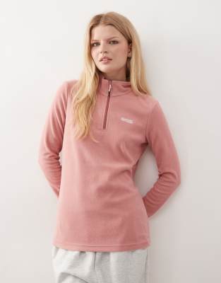 Regatta Sweethart Lightweight Half-zip Fleece In Pink