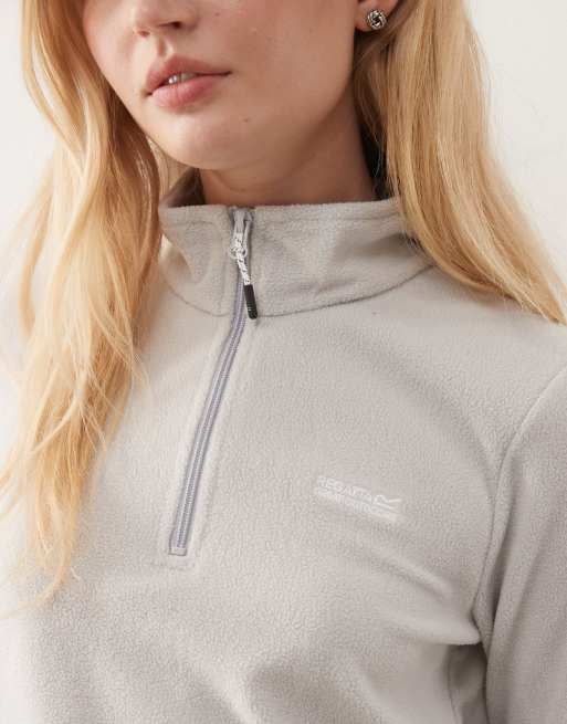 Regatta Sweetheart Lightweight Half-Zip Fleece in grey, 3 of 4