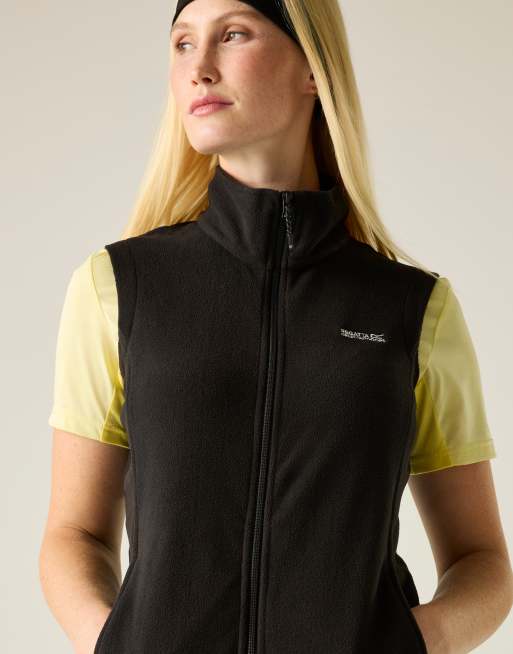 Regatta - Sweetness II - Zachte fleece bodywarmer in zwart, 2 van 4